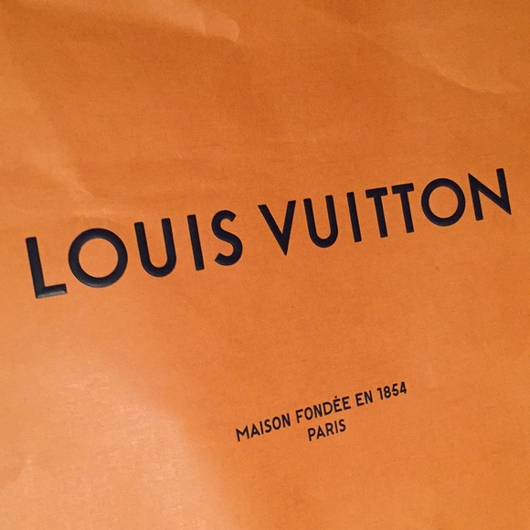 LOUIS VUITTON XLARGE ORANGE BAG - Picture 2 of 8